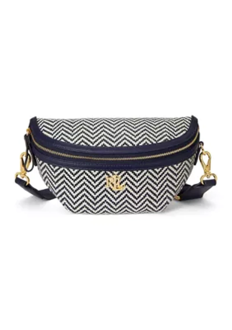 Herringbone Woven Marcy Belt Bag