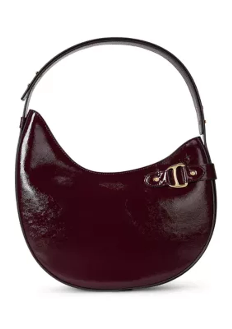 Patent Leather Large Tasha Shoulder Bag