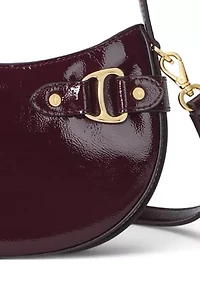 Patent Leather Small Tasha Crossbody Bag