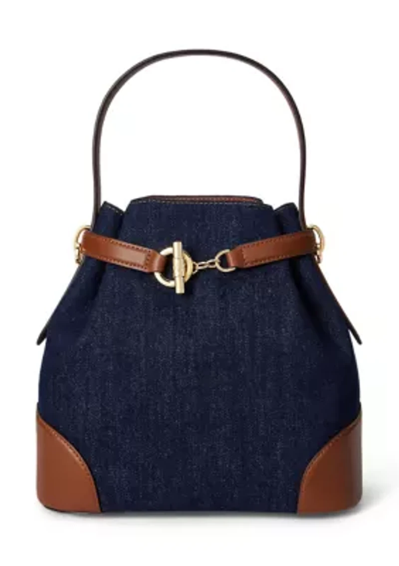 Washed Denim Medium Blaike Bucket Bag