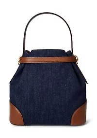 Washed Denim Medium Blaike Bucket Bag