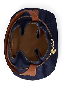 Washed Denim Medium Blaike Bucket Bag