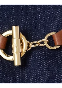 Washed Denim Medium Blaike Bucket Bag