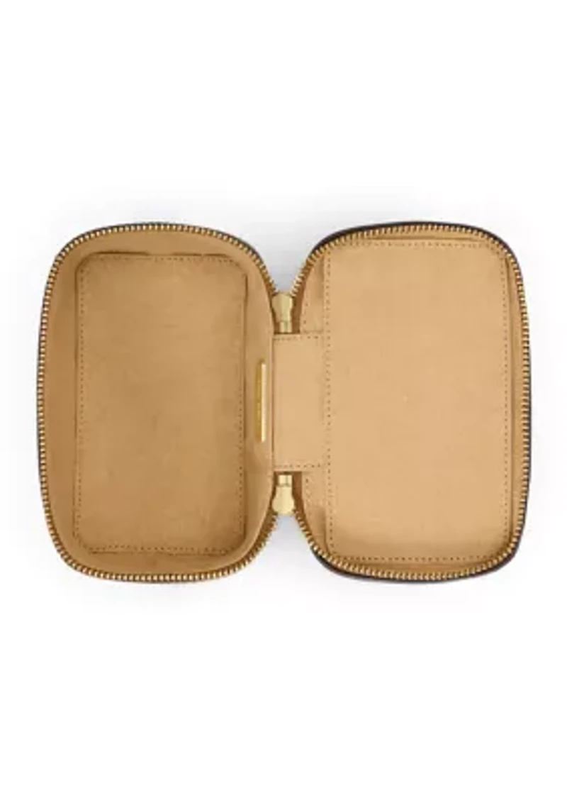 Raffia Small Hallee Crossbody Bag