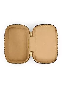 Raffia Small Hallee Crossbody Bag