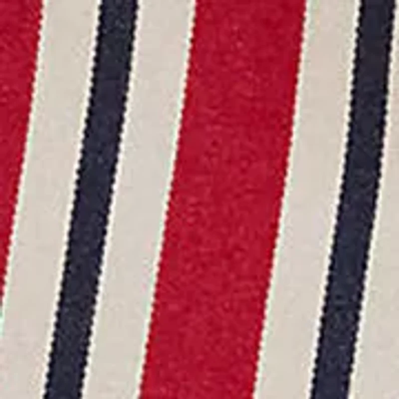 Striped Canvas Medium Devyn Tote Bag