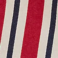 Striped Canvas Medium Devyn Tote Bag