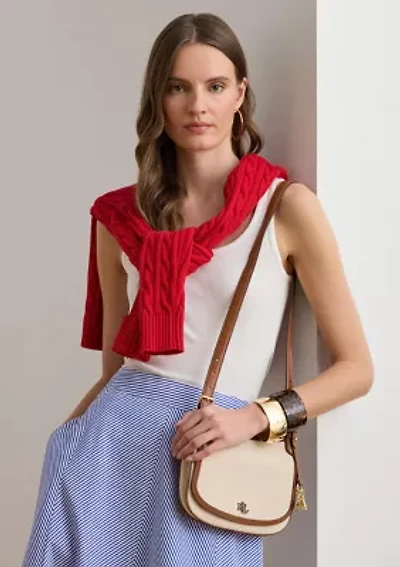 Canvas Medium Marcy Crossbody Bag