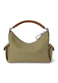 Washed Canvas Small Blaike Shoulder Bag