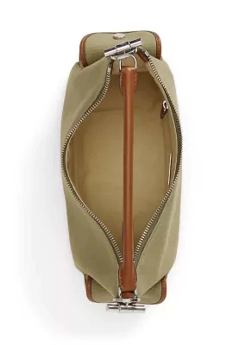 Washed Canvas Small Blaike Shoulder Bag
