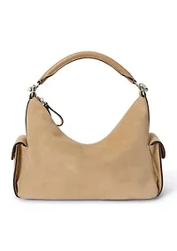 Suede Small Blaike Shoulder Bag