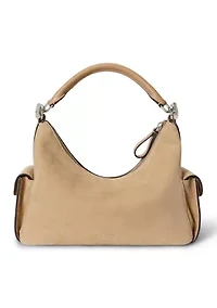 Suede Small Blaike Shoulder Bag