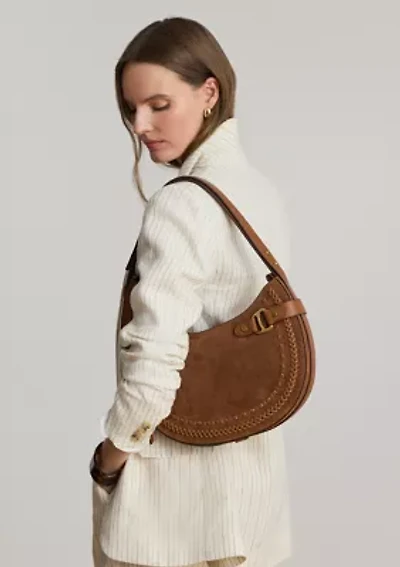Whipstitched Large Tasha Shoulder Bag