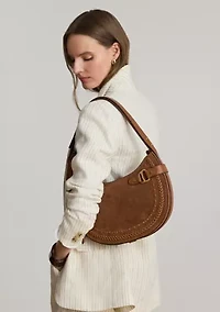 Whipstitched Large Tasha Shoulder Bag