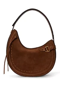 Whipstitched Large Tasha Shoulder Bag