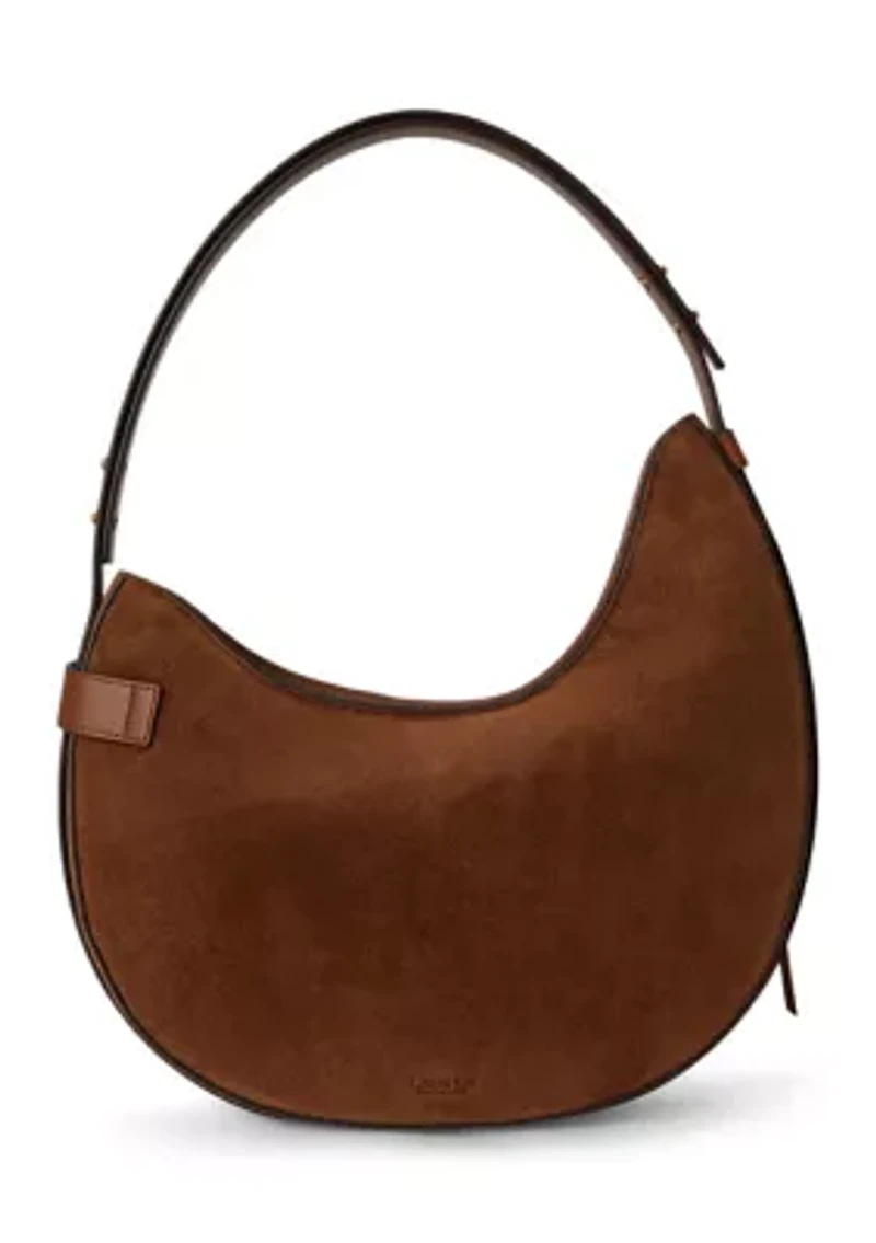 Whipstitched Large Tasha Shoulder Bag