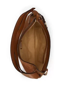 Whipstitched Large Tasha Shoulder Bag