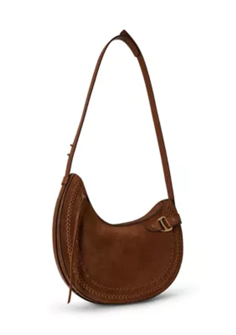 Whipstitched Large Tasha Shoulder Bag