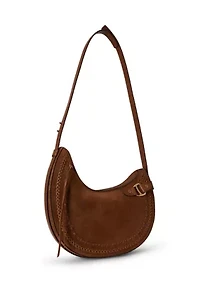 Whipstitched Large Tasha Shoulder Bag