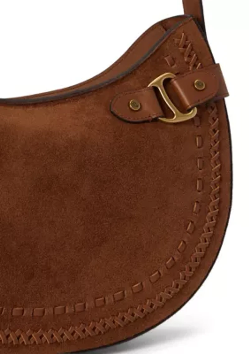 Whipstitched Large Tasha Shoulder Bag