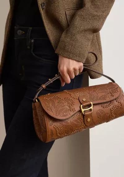 Tooled Medium Tasha East-West Bag