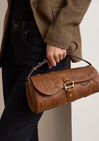 Tooled Medium Tasha East-West Bag