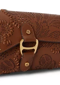 Tooled Medium Tasha East-West Bag