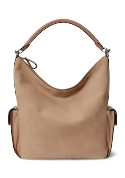 Suede Large Blaike Shoulder Bag