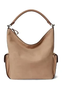 Suede Large Blaike Shoulder Bag