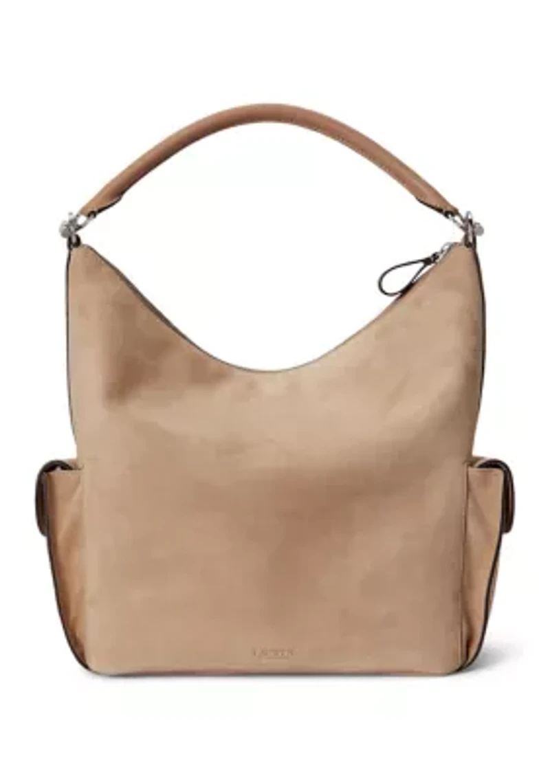 Suede Large Blaike Shoulder Bag