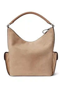 Suede Large Blaike Shoulder Bag