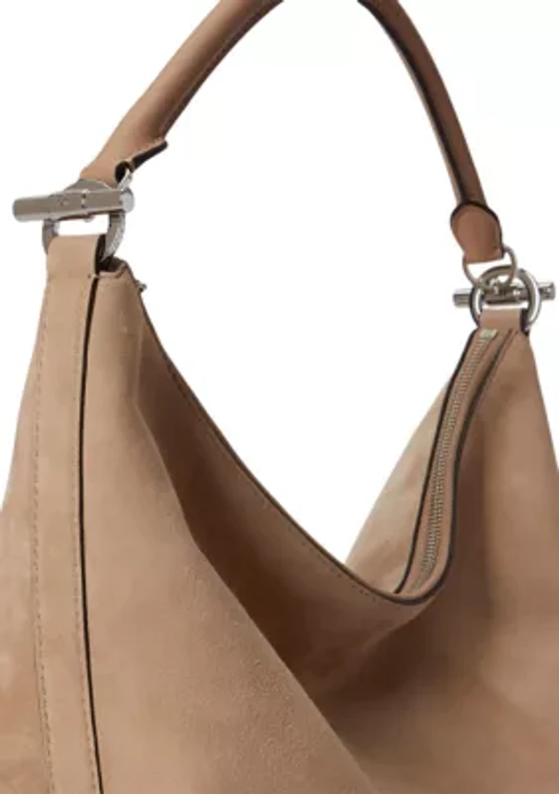 Suede Large Blaike Shoulder Bag