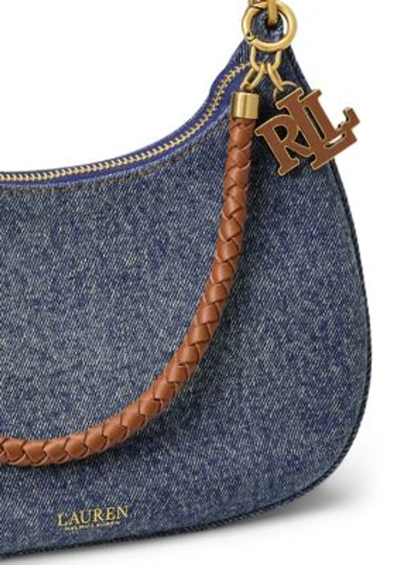 Denim Medium Marcy Zip Shoulder Bag
