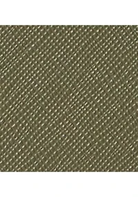 Crosshatch Leather Slim Wallet
