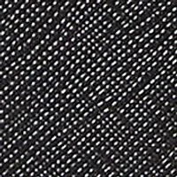 Print Crosshatch Leather Slim Wallet