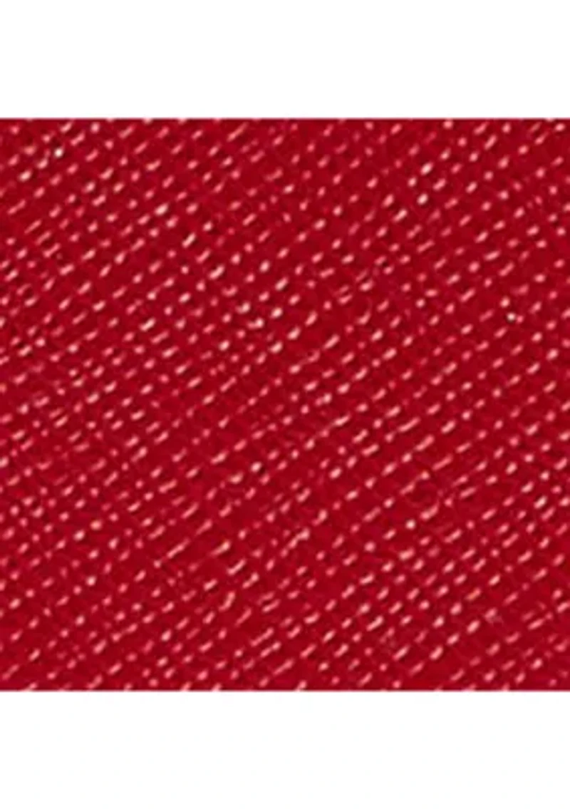 Crosshatch Leather Compact Wallet