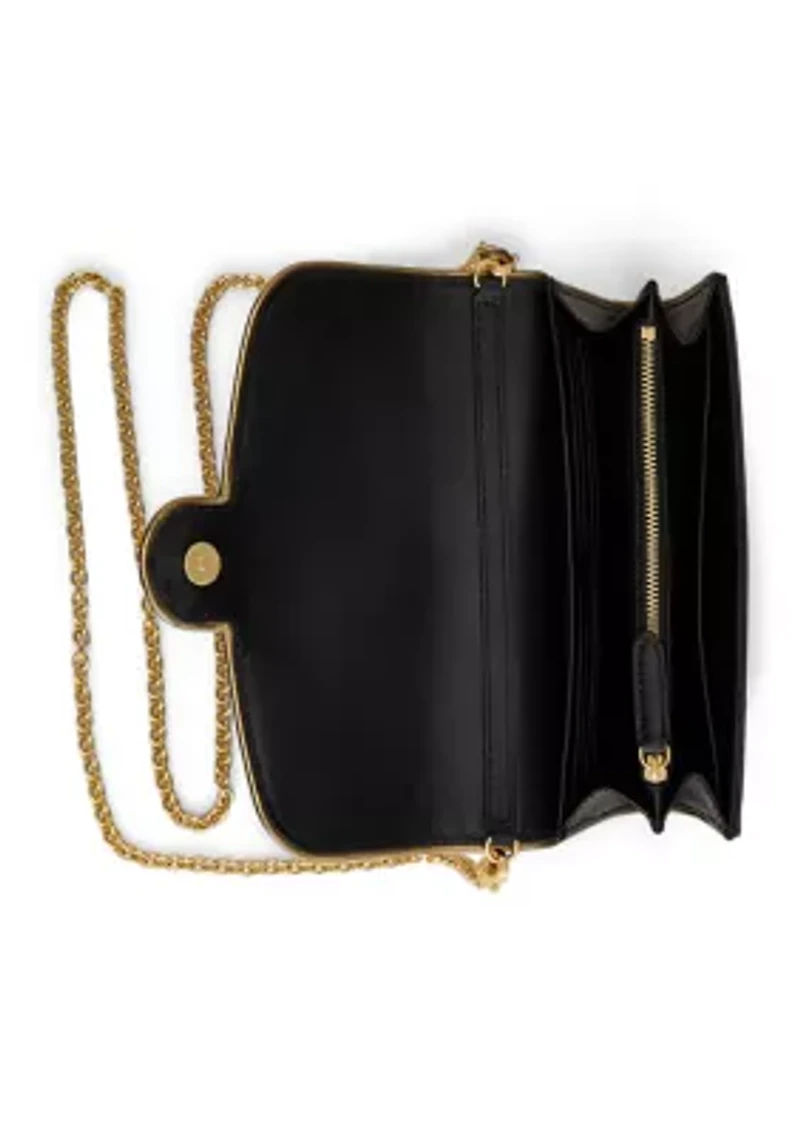 Two-Tone Leather Medium Adair Crossbody
