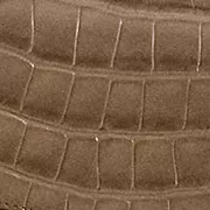 Women's Glossy Embossed Crocodile 20-Wallet On A Large Chain