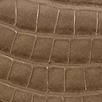 Women's Glossy Embossed Crocodile 20-Wallet On A Large Chain