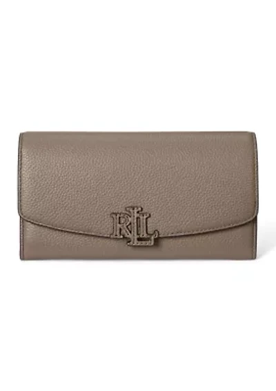 Pebbled Large Cameryn Flap Wallet