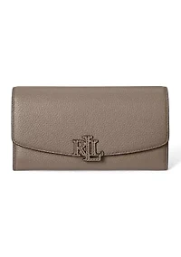 Pebbled Large Cameryn Flap Wallet