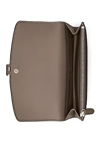 Pebbled Large Cameryn Flap Wallet