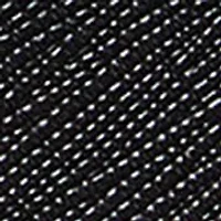 Belting-Print Crosshatch Leather Compact Wallet