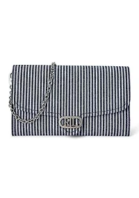 Striped Canvas Medium Adair Crossbody