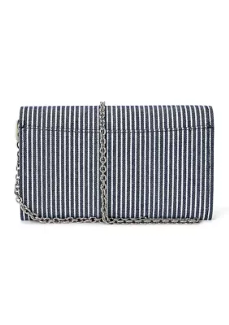 Striped Canvas Medium Adair Crossbody