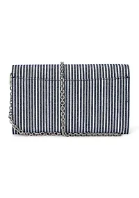 Striped Canvas Medium Adair Crossbody