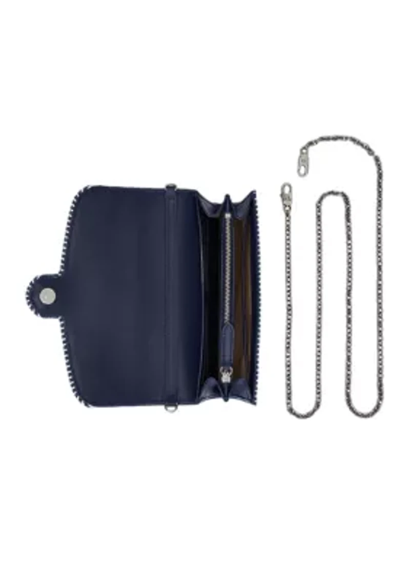 Striped Canvas Medium Adair Crossbody