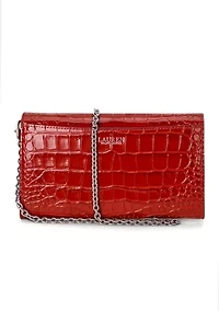 Croc Embossed Medium Adair Crossbody Bag