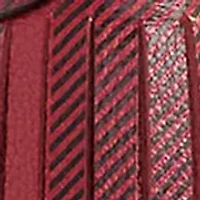 Padlock & Plaid Leather Tassel Charm