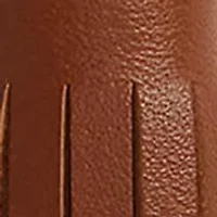 Logo & Leather Tassel Charm